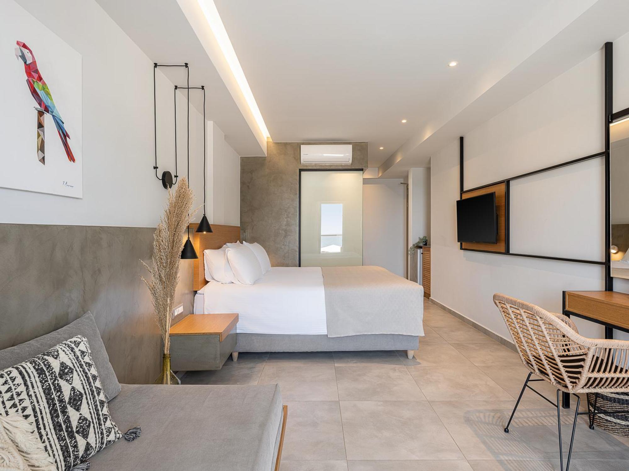 Alexia Beach Hotel Agia Marina  ภายนอก รูปภาพ